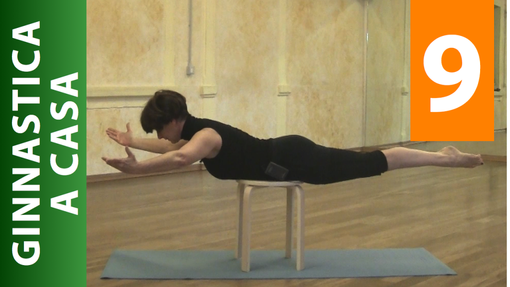 Ginnastica da Fare a Casa Usiamo uno Sgabello (5) Pilates Più